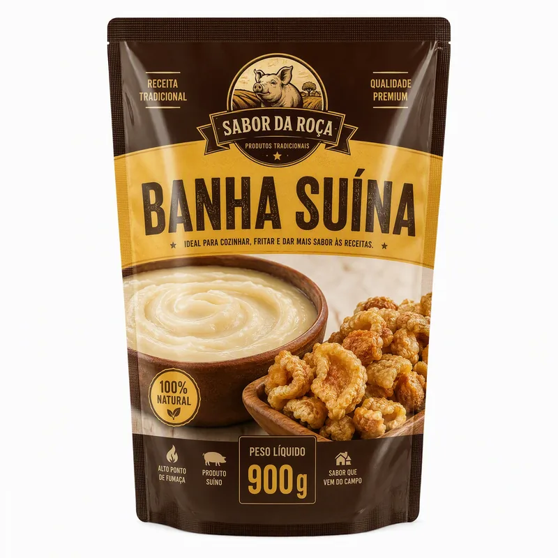 BANHA SUINA POTE MINI 900GR BORRUSSIA