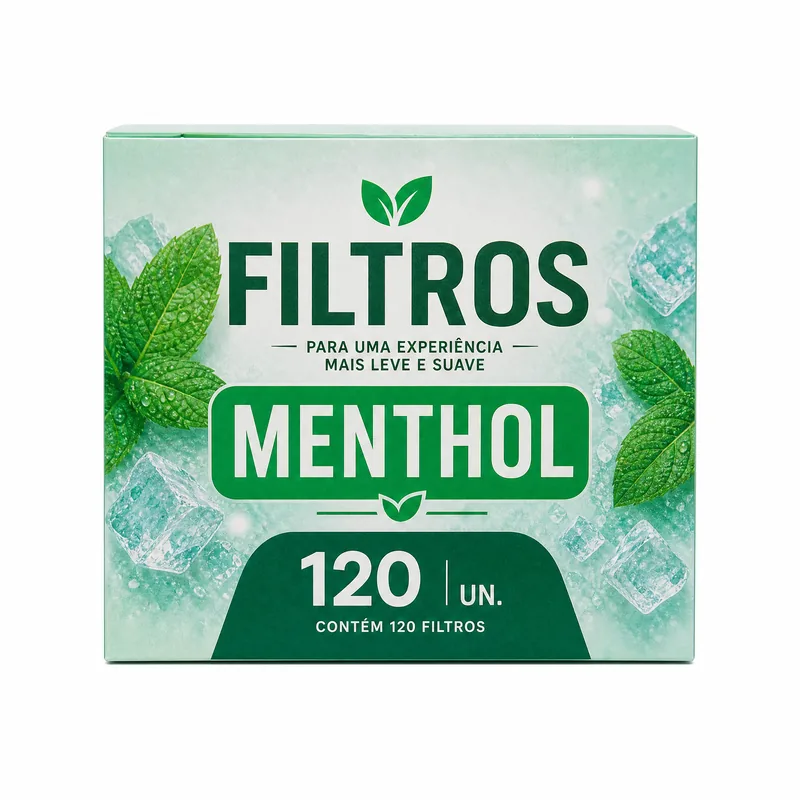 FILTRO PAPELITO MENTHOL C/120UN