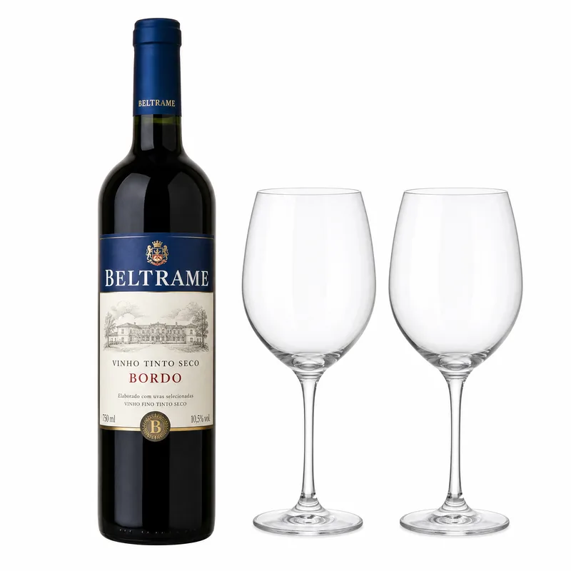 BELTRAME 750ML KIT 2 TACA 1 UN TTO SECO BORDO