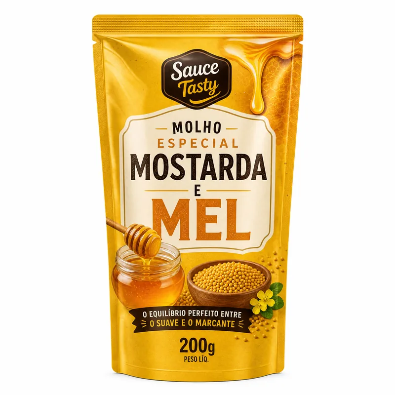 MOLHO ESPECIAL MOSTARDA E MEL 200G SAUCE TASTY