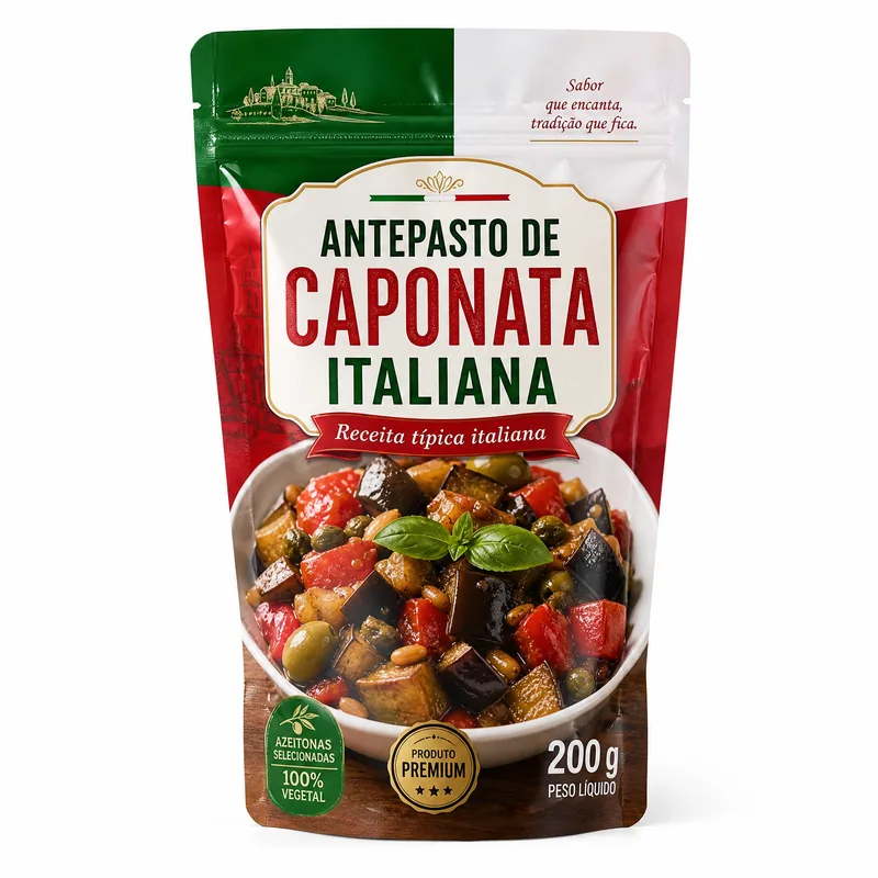 ANTEPASTO DE CAPONATA ITALIANA 200G SAUCE TASTY