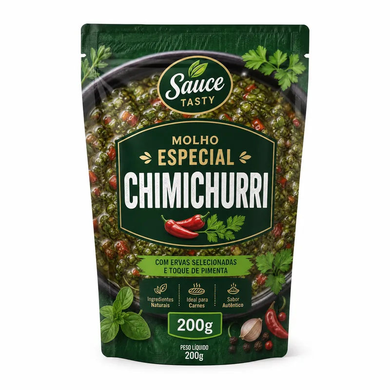 MOLHO ESPECIAL CHIMICHURRI 200G SAUCE TASTY