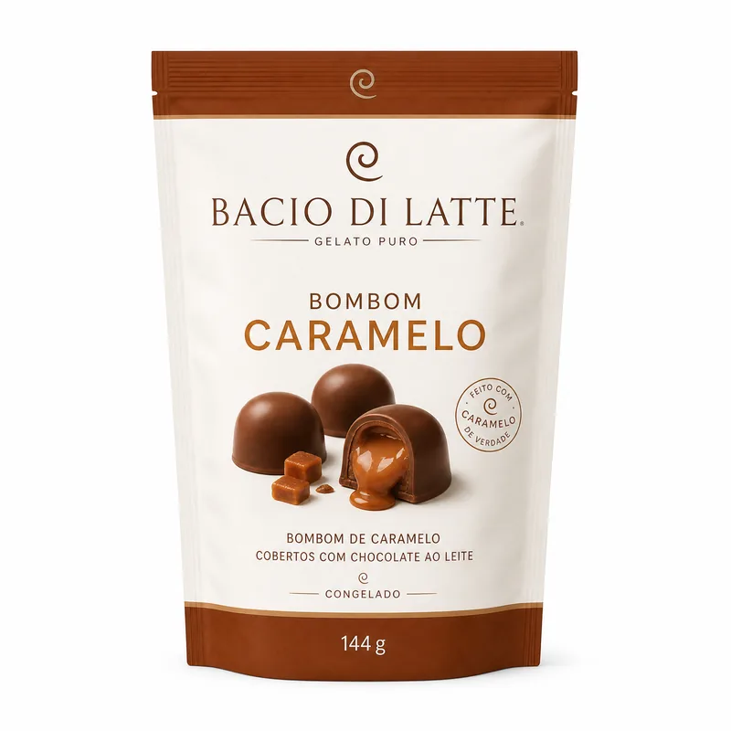 BOMBOM CARAMELO 144G BACIO CG