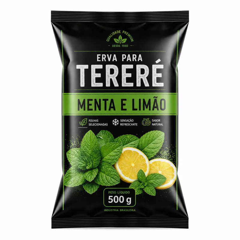 ERVA MENTA E LIMAO 500G - BLACK ERVA