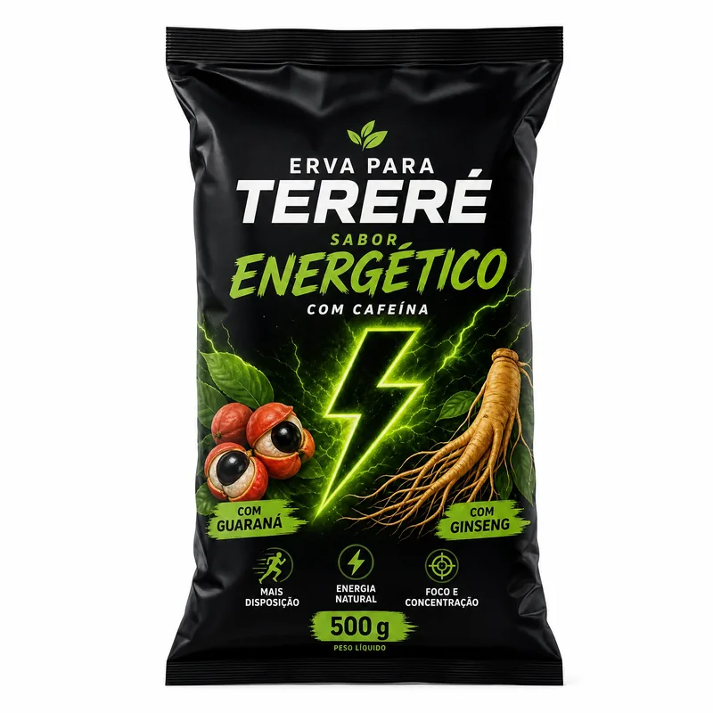ERVA DE TERERE ENERGTICO 500G - BLACK ERVA