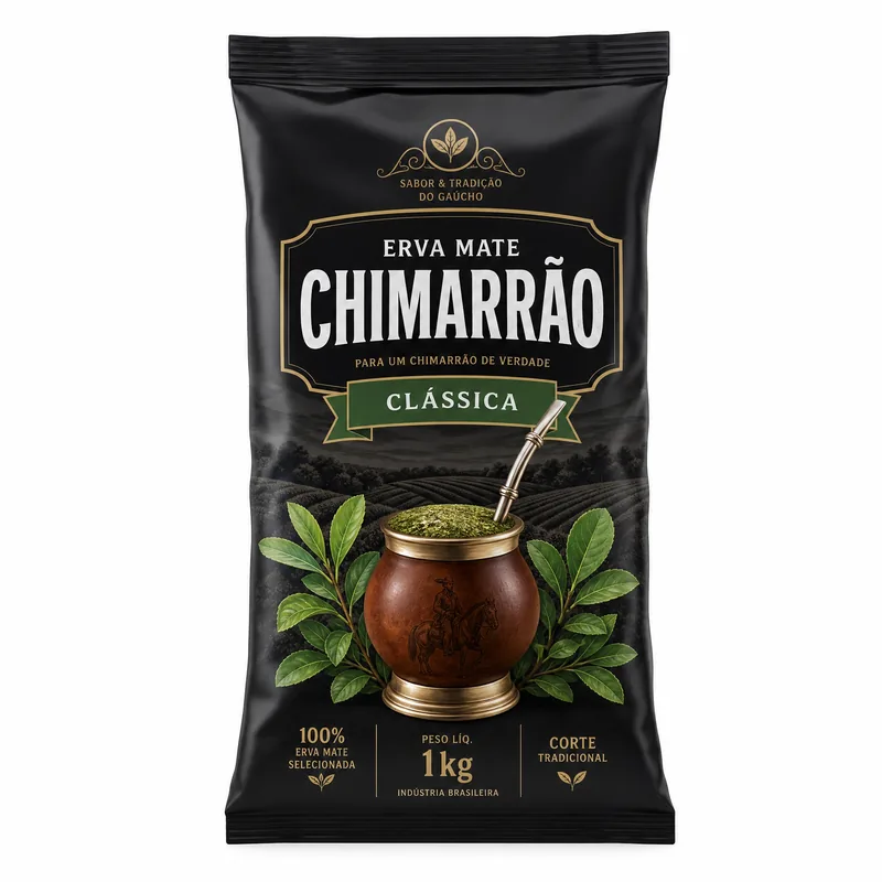 ERVA MATE CHIMARRAO BLACK - CLASSICA - BLACK ERVA