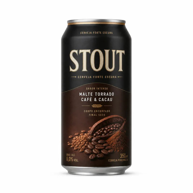 CERVEJA IMIGRACAO STOUT - LATA 350 ML