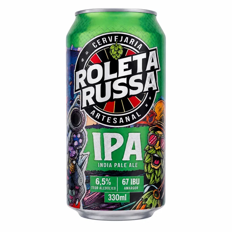 CERVEJA ROLETA RUSSA IPA 330ML KIT