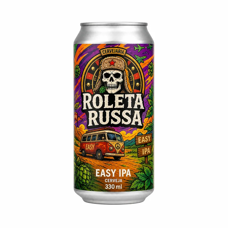 CERVEJA ROLETA RUSSA EASY IPA 330 ML KIT