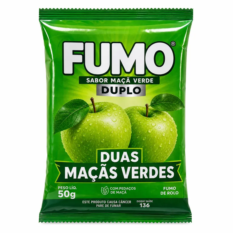 FUMO ZGY BRASIL DUAS MACAS VERDES