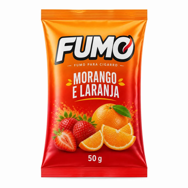 FUMO ZGY BRASIL MORANGO E LARANJA 50G