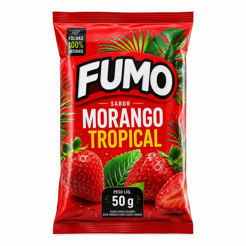 FUMO ZGY BRASIL MORANGO TROPICAL 50G