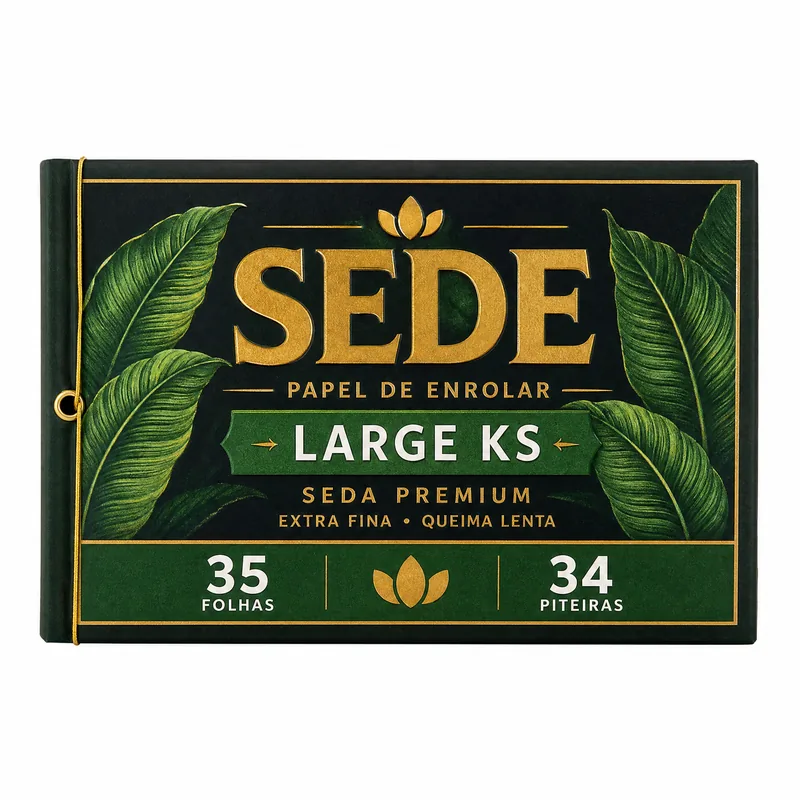 SEDA BEM BOLADO LARGE KS C/PITEIRA C/35FOLHAS E C/34 PITEIRAS
